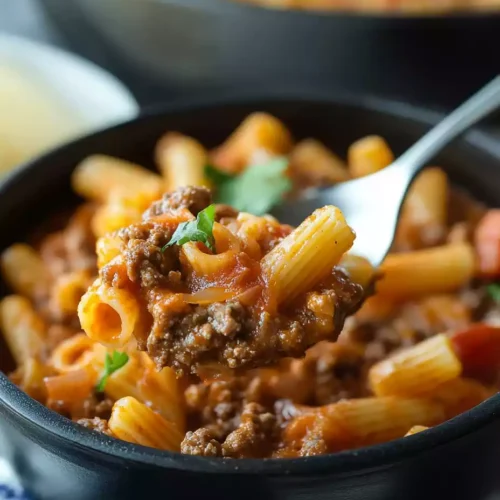 Cheesy Beef Taco Pasta