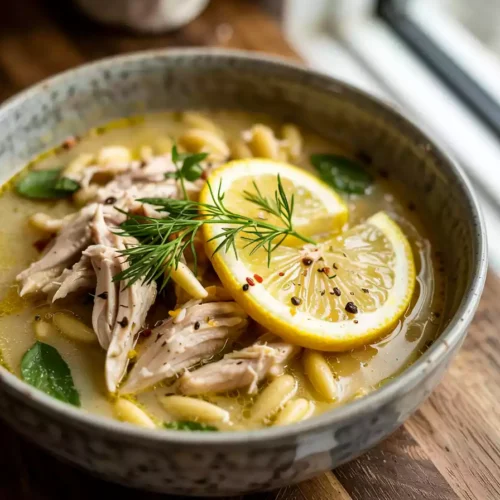 Greek Lemon Chicken Soup