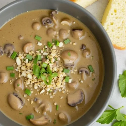 vegan mushroom soup recipe