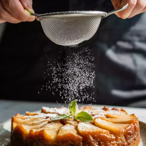 Vegan Upside Down Apple Cake