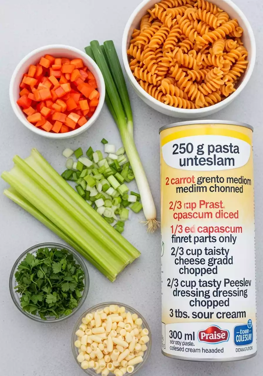 Creamy pasta salad